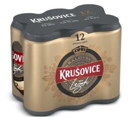 Krušovice Královský ležák 12, světlý, plech multipack 6x500 ml